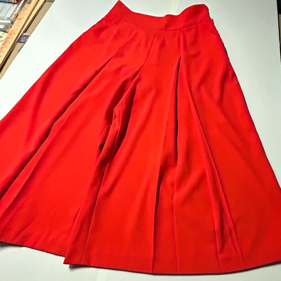 Ted Baker London women’s size 8 pleaded Katie culottes wide, leg, cropped pants - Picture 10 of 14